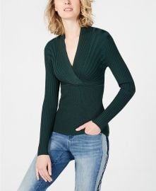 INC International Concepts INC Ribbed Surplice Sweater  Created for Macy s   Reviews - Sweaters - Women - Macy s at Macys